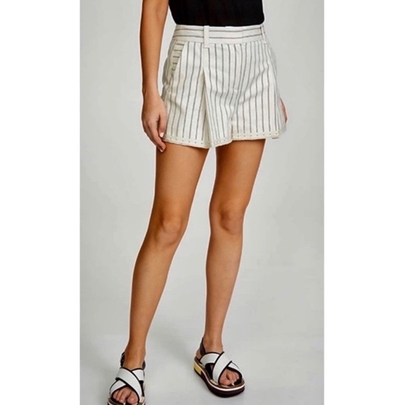Rag & Bone Millie Striped Shorts. - Picture 1 of 6
